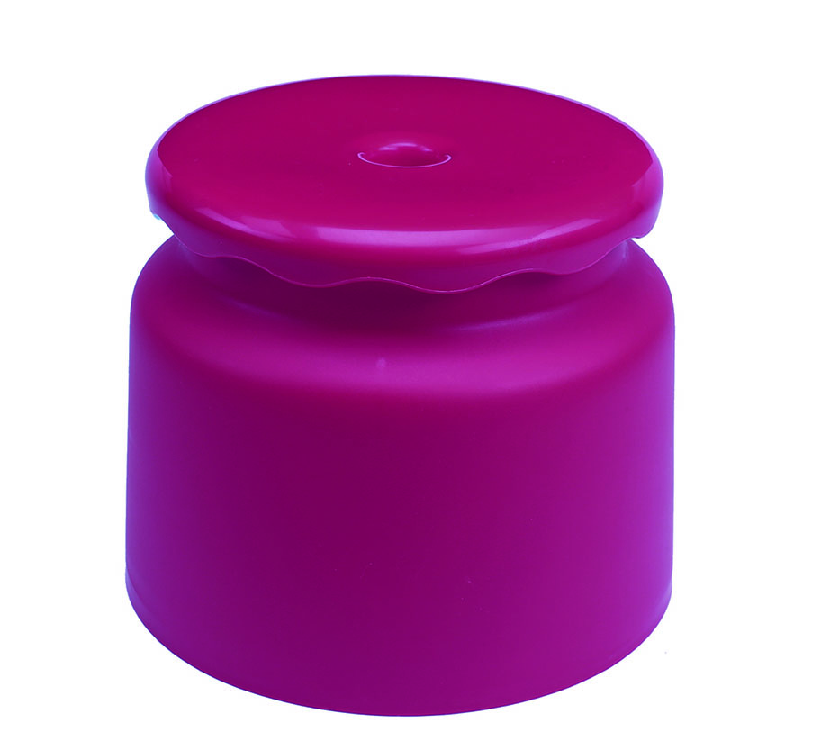 Frosty Bathroom Stool (Rose Pink)